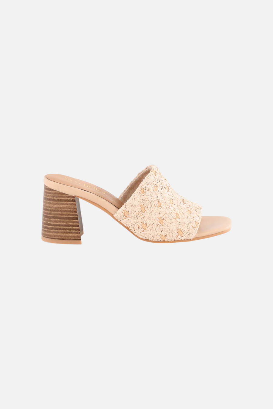 Seychelles Adapt III in Natural Daisy Raffia – detail