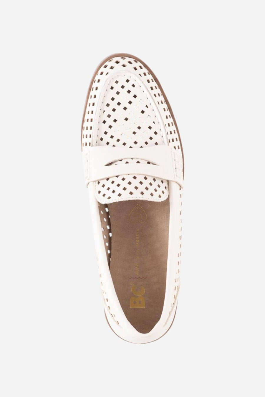 Seychelles Bamboo Mule Loafer in Off White – detail