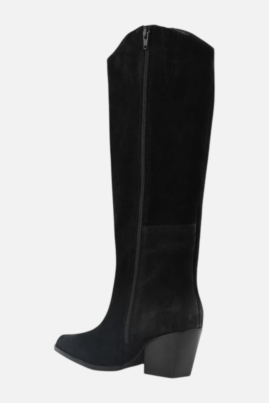 Seychelles Begging You Tall Boot in Black – back view