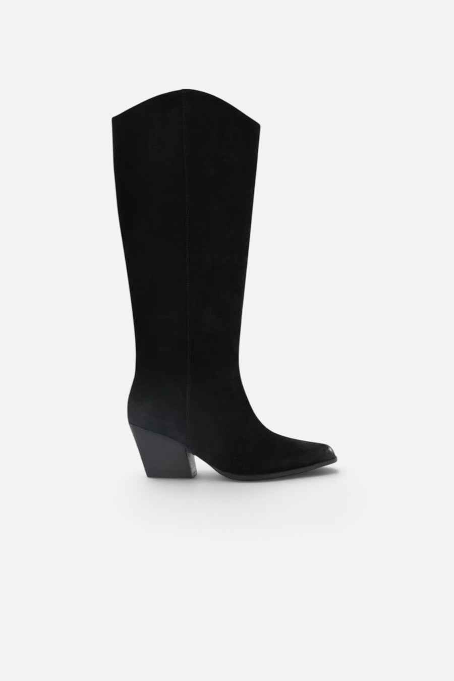 Seychelles Begging You Tall Boot in Black – side view