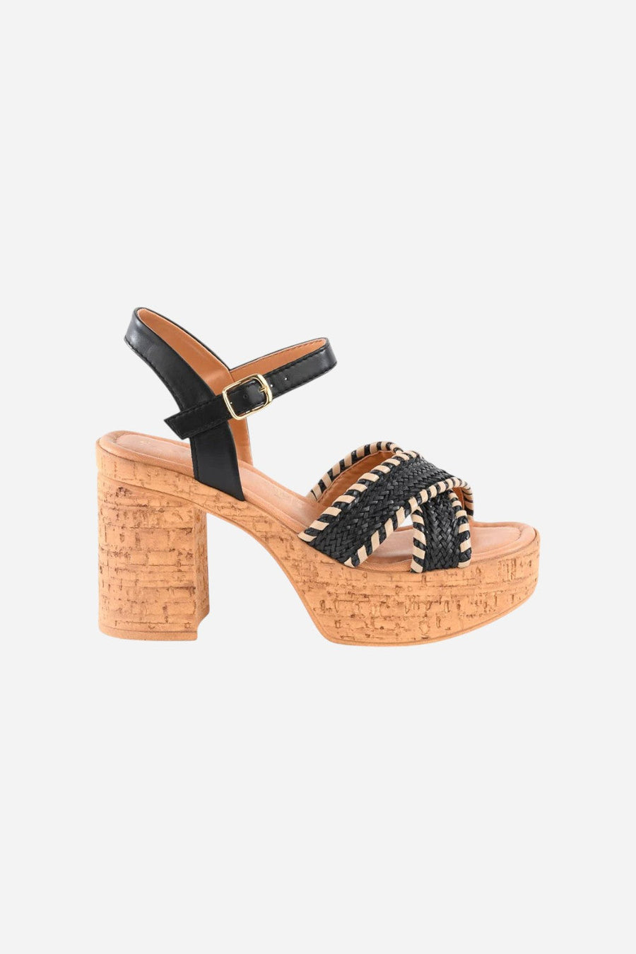 Seychelles Bravo Sandal in Black/Natural – front view