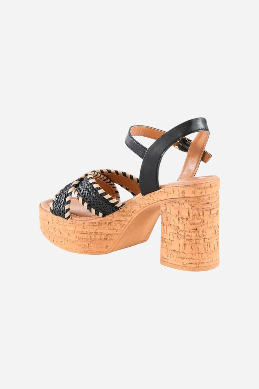 Seychelles Bravo Sandal in Black/Natural – side view