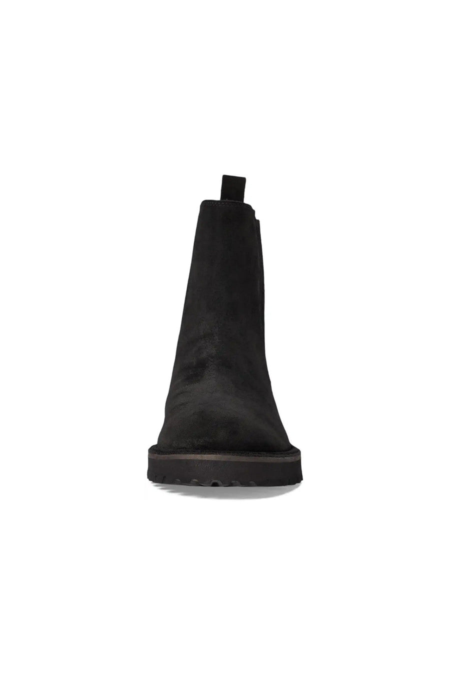 Seychelles Cashew Booties in Black Suede – detail