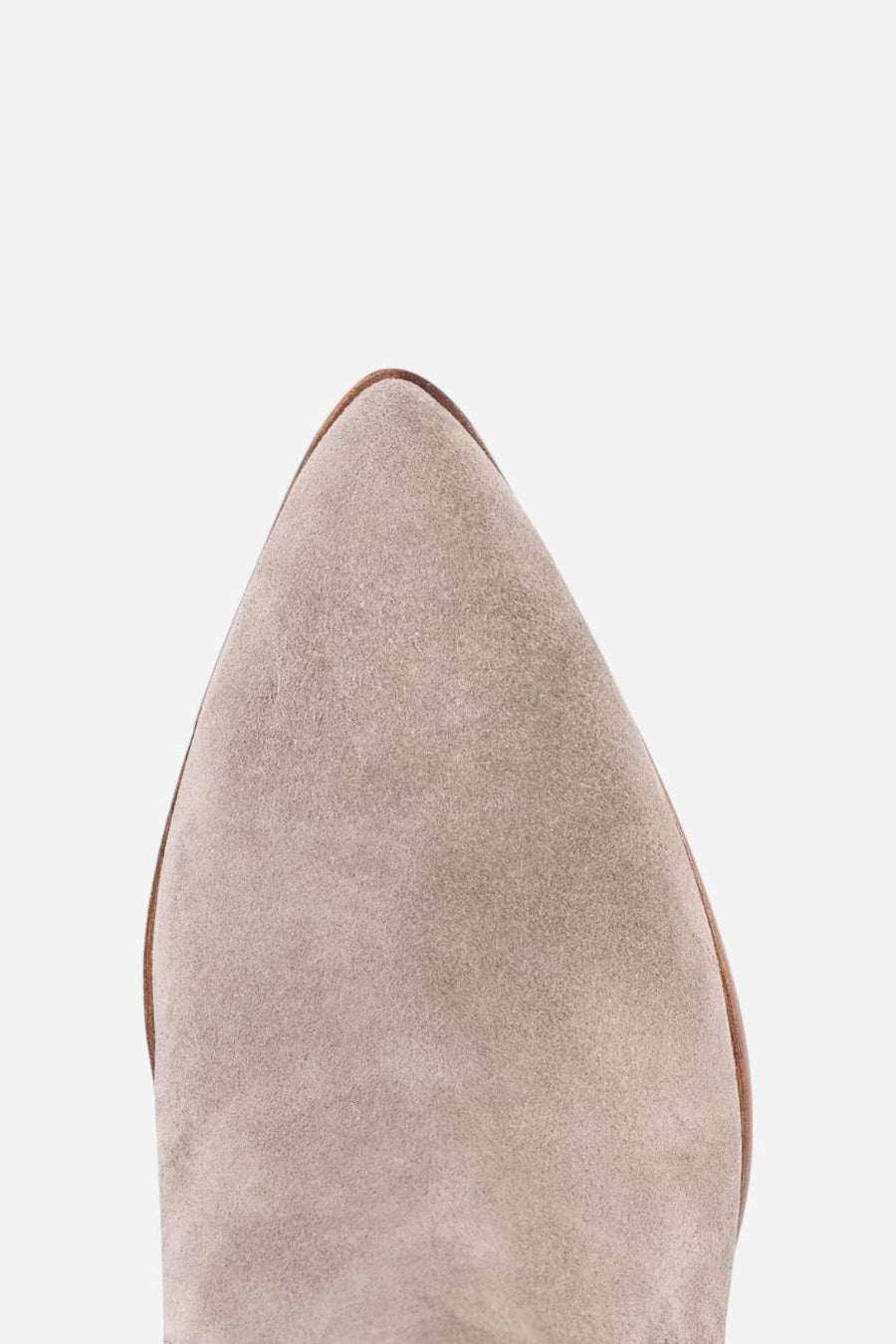 Seychelles Diva Suede Boot in Sand – side view