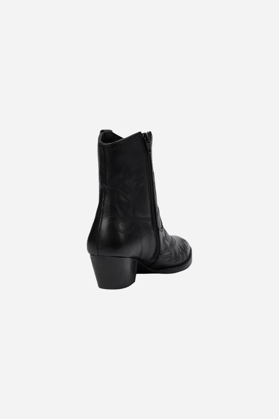Seychelles Eagle Rock in Black Leather – side view