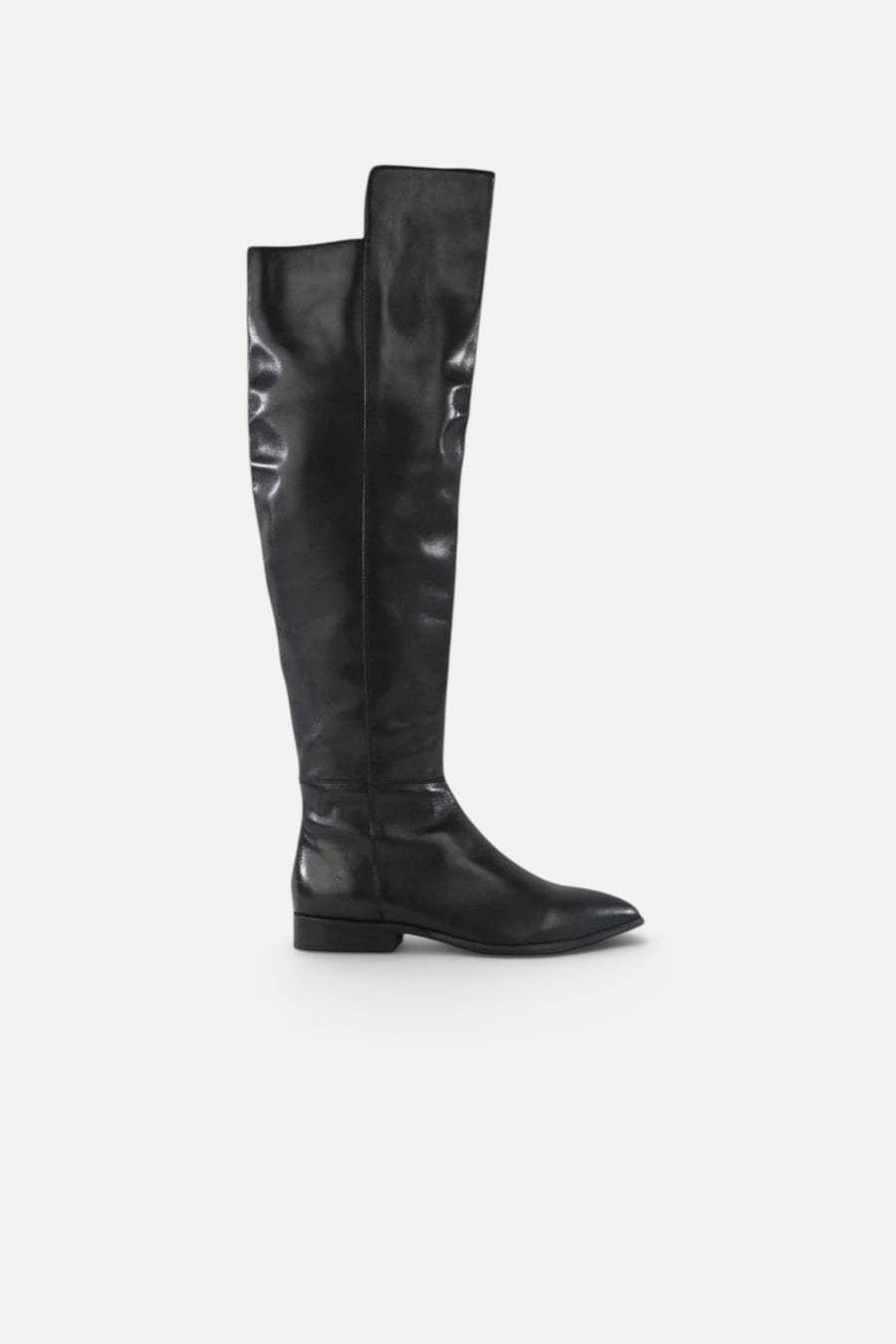 Seychelles Gentle Touch Tall Boot in Black – side view