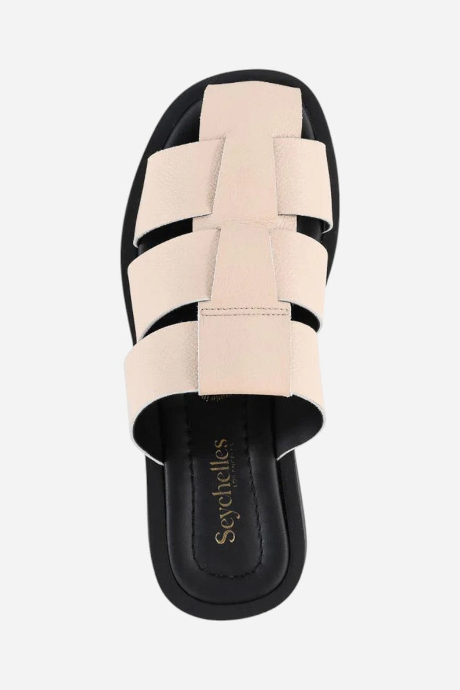 Seychelles High Standard Platform Mule in Off White – detail