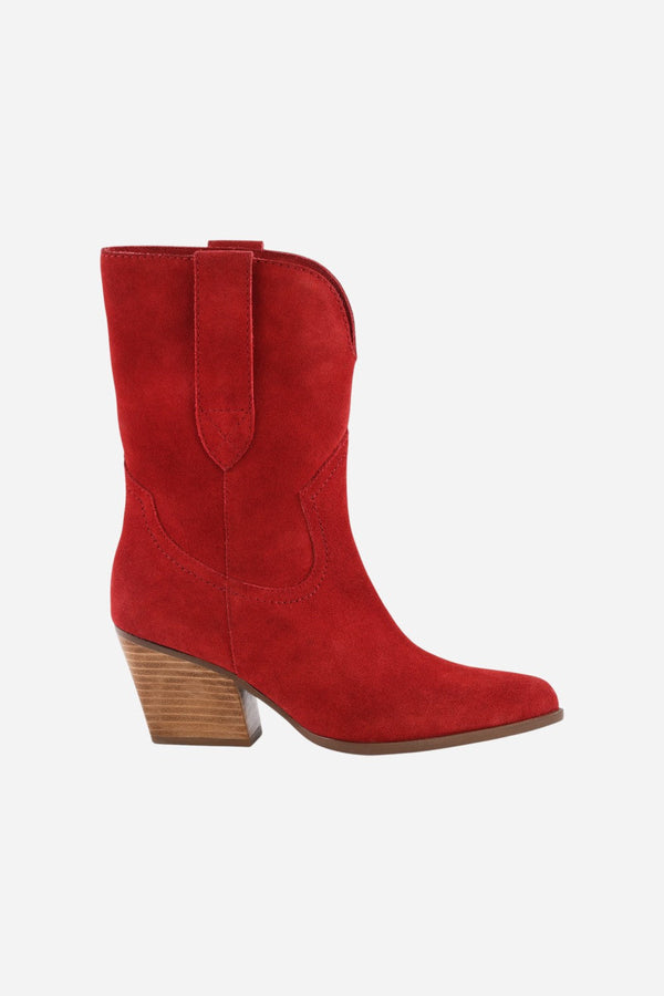 Seychelles Line Dance Booties in Red