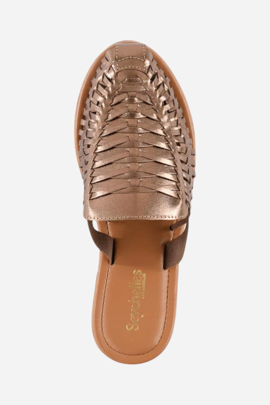 Seychelles Little Italy Mule in Bronze – detail