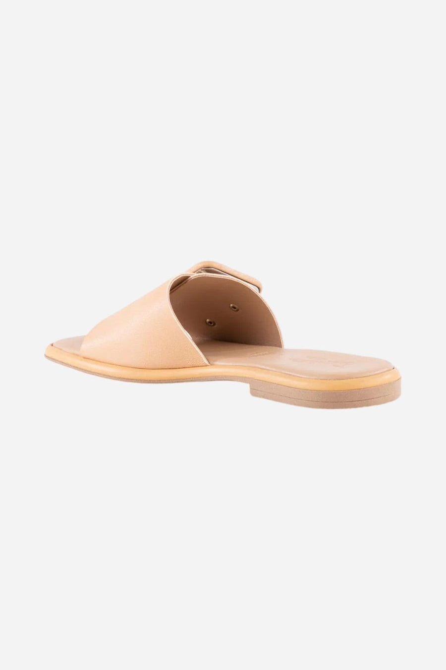 Seychelles Manhattan Leather Sandal in Beige – side view