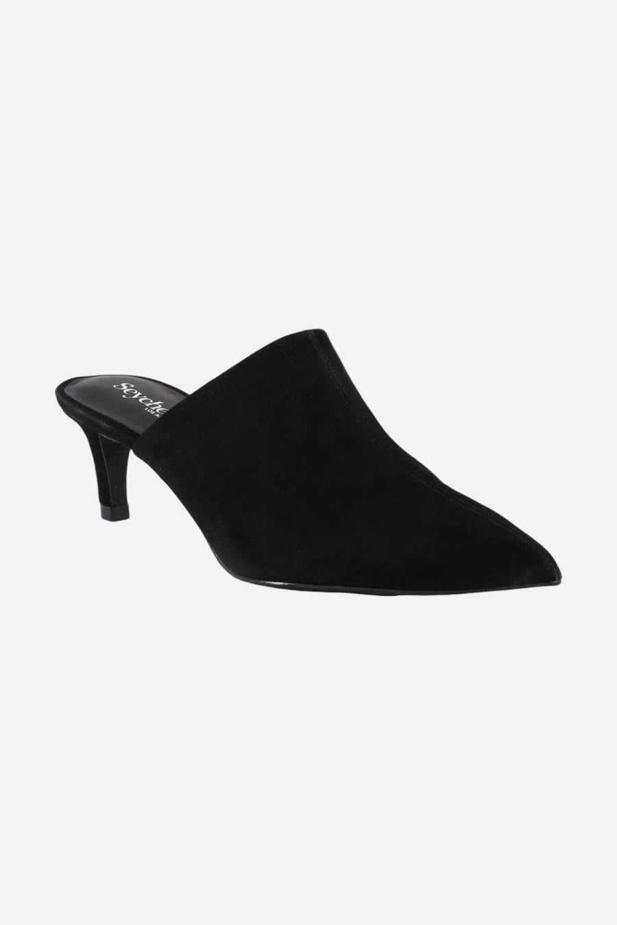 Seychelles Obsession Black Mule – back view