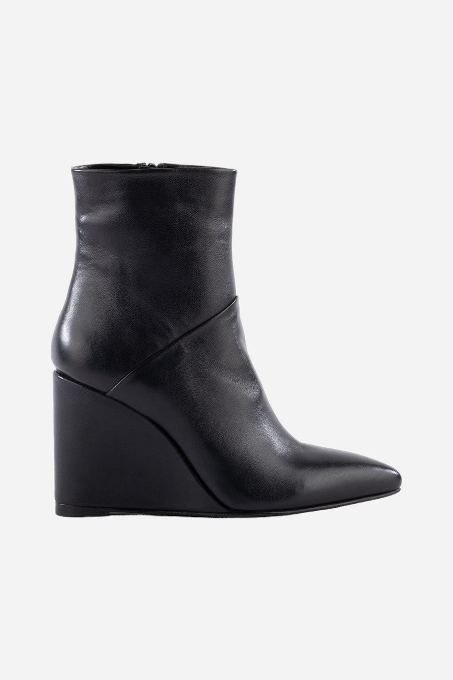 Seychelles Only Girl Bootie in Black Leather – front view