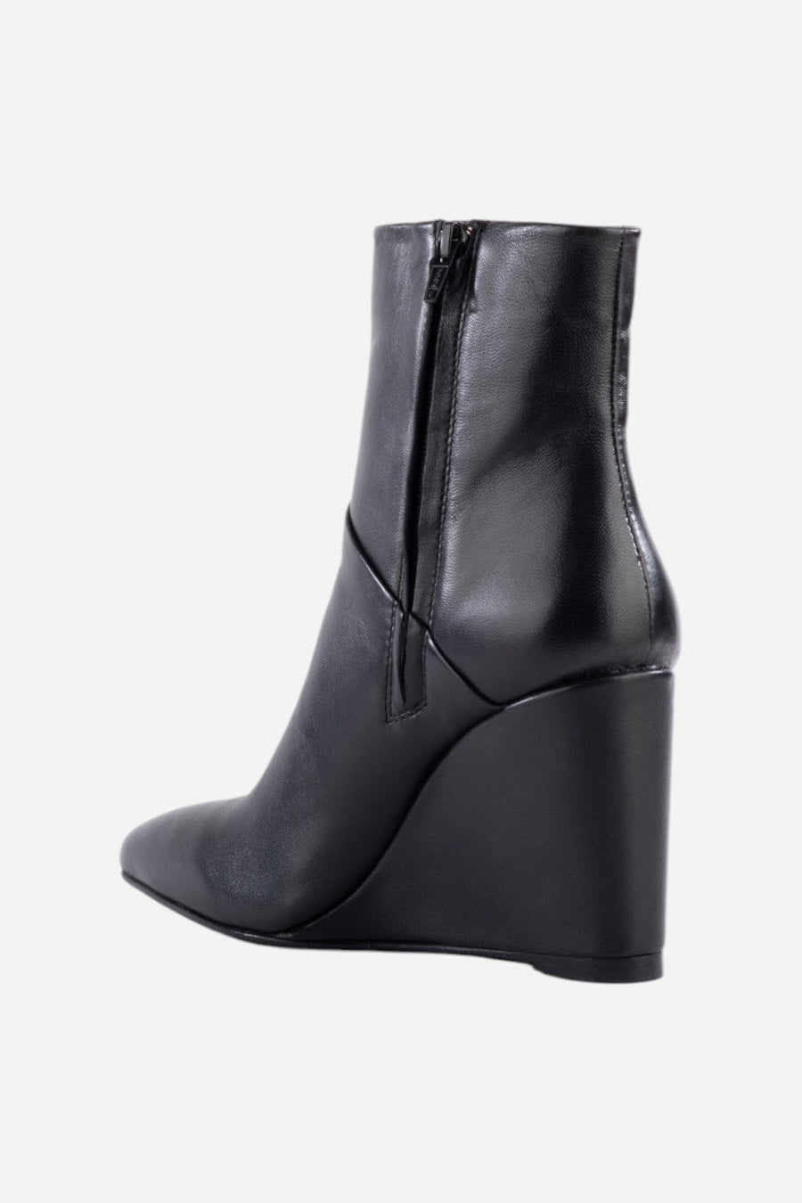 Seychelles Only Girl Bootie in Black Leather – side view