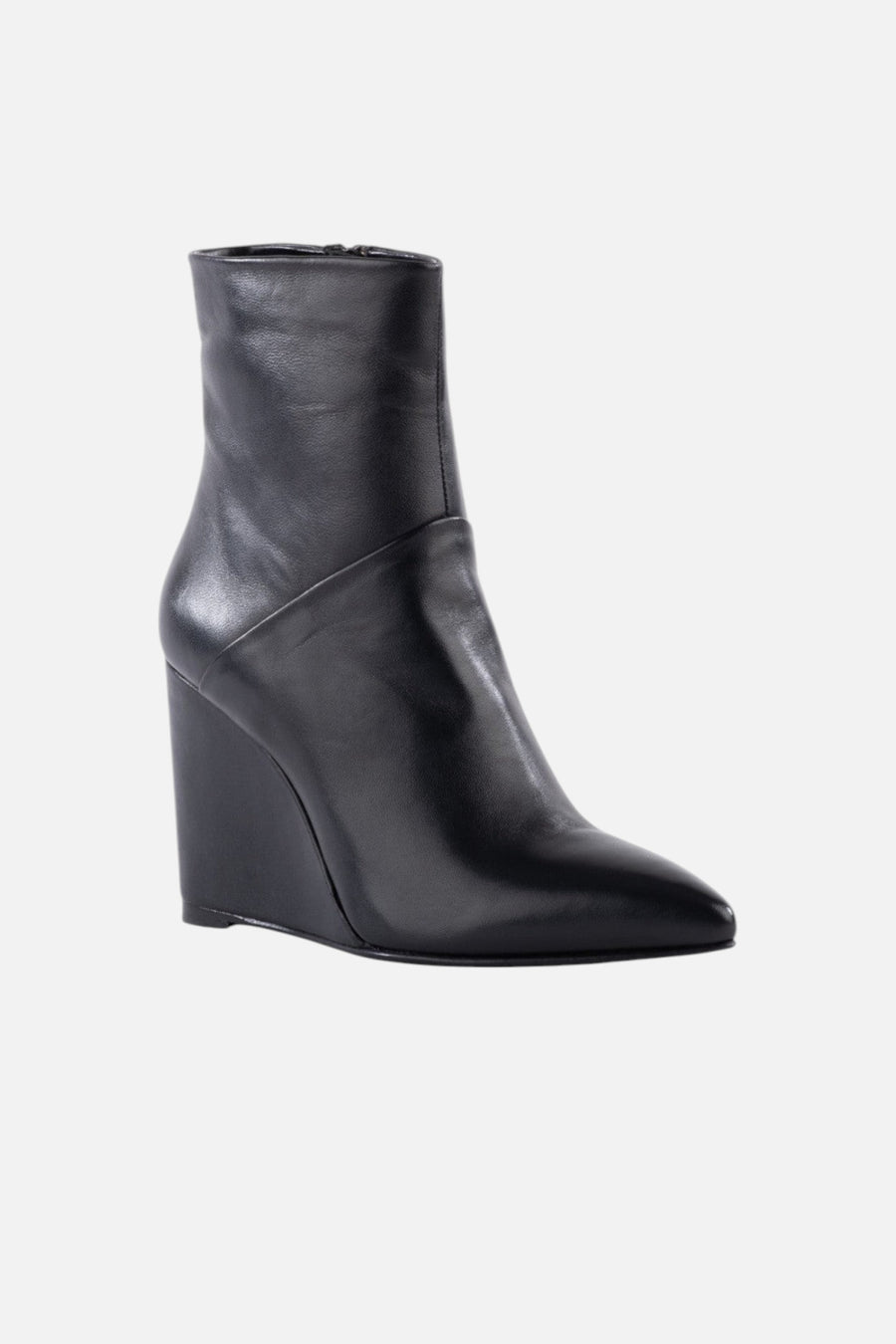 Seychelles Only Girl Bootie in Black Leather – side view