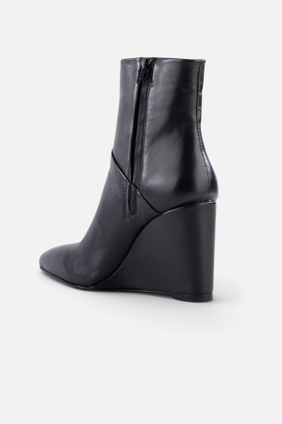 Seychelles Only Girl Bootie in Black Leather – side view