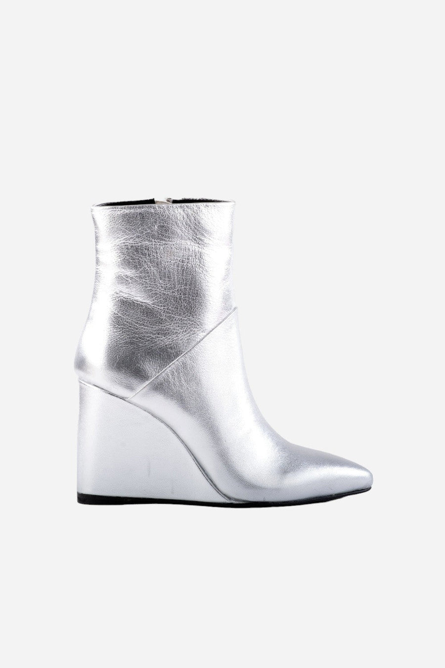 Seychelles Only Girl Bootie in Metallic Leather – front view