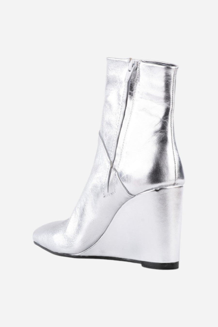 Seychelles Only Girl Bootie in Metallic Leather – side view
