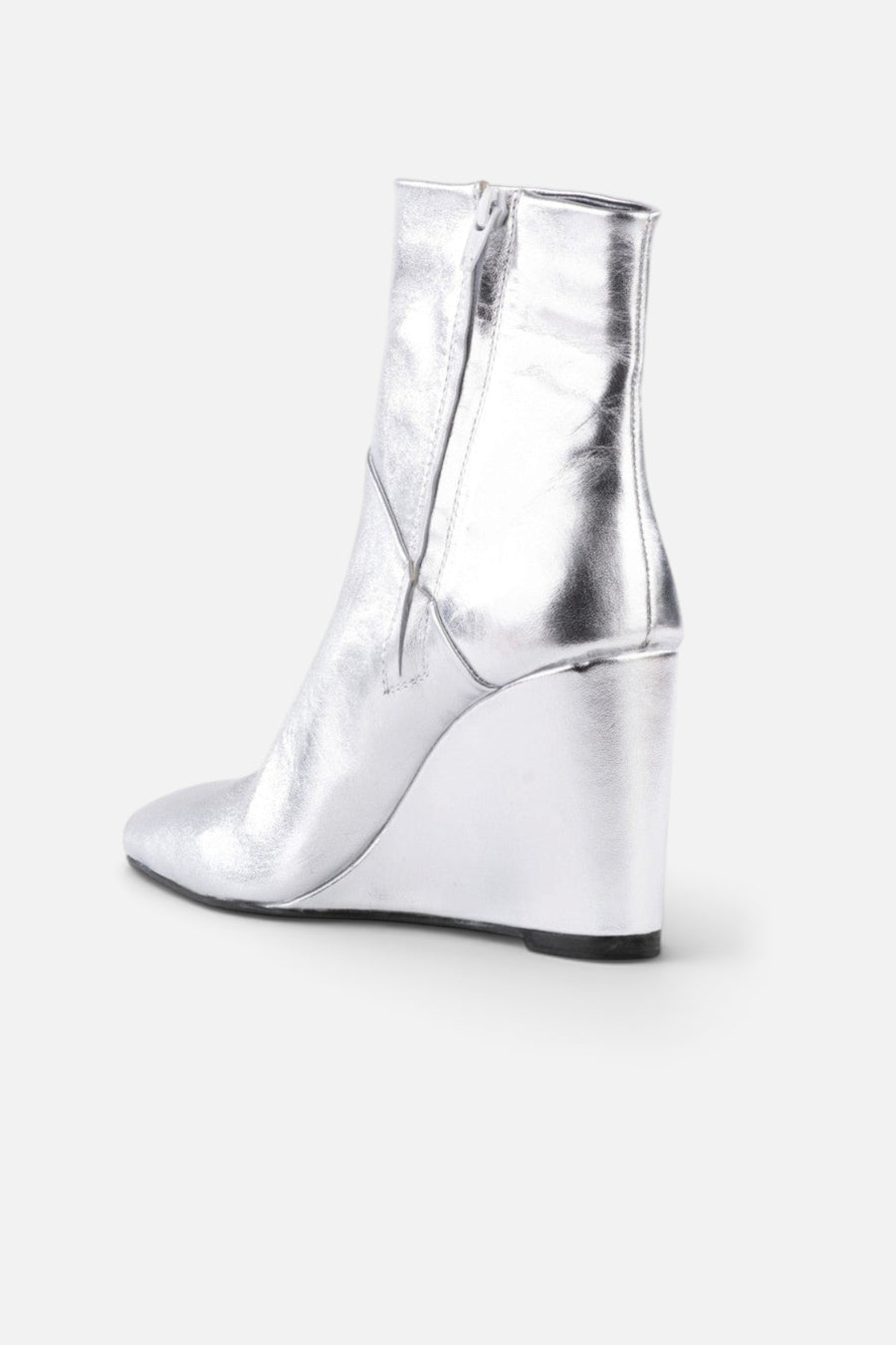 Seychelles Only Girl Bootie in Metallic Leather – side view