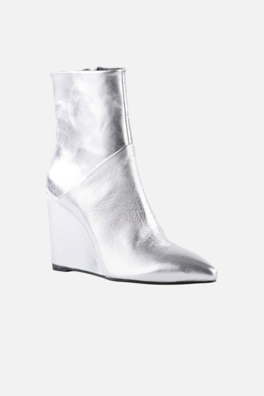 Seychelles Only Girl Bootie in Metallic Leather – side view