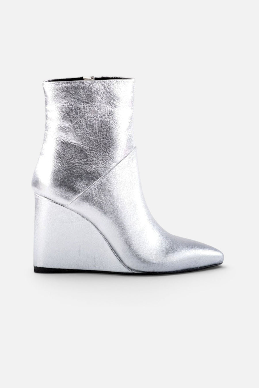 Seychelles Only Girl Bootie in Metallic Leather – side view