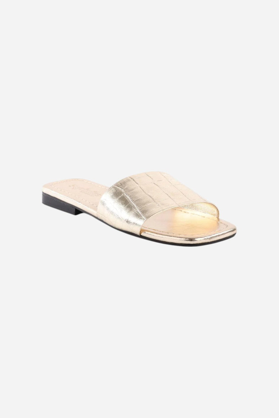 Seychelles Paris Slide in Gold – back view