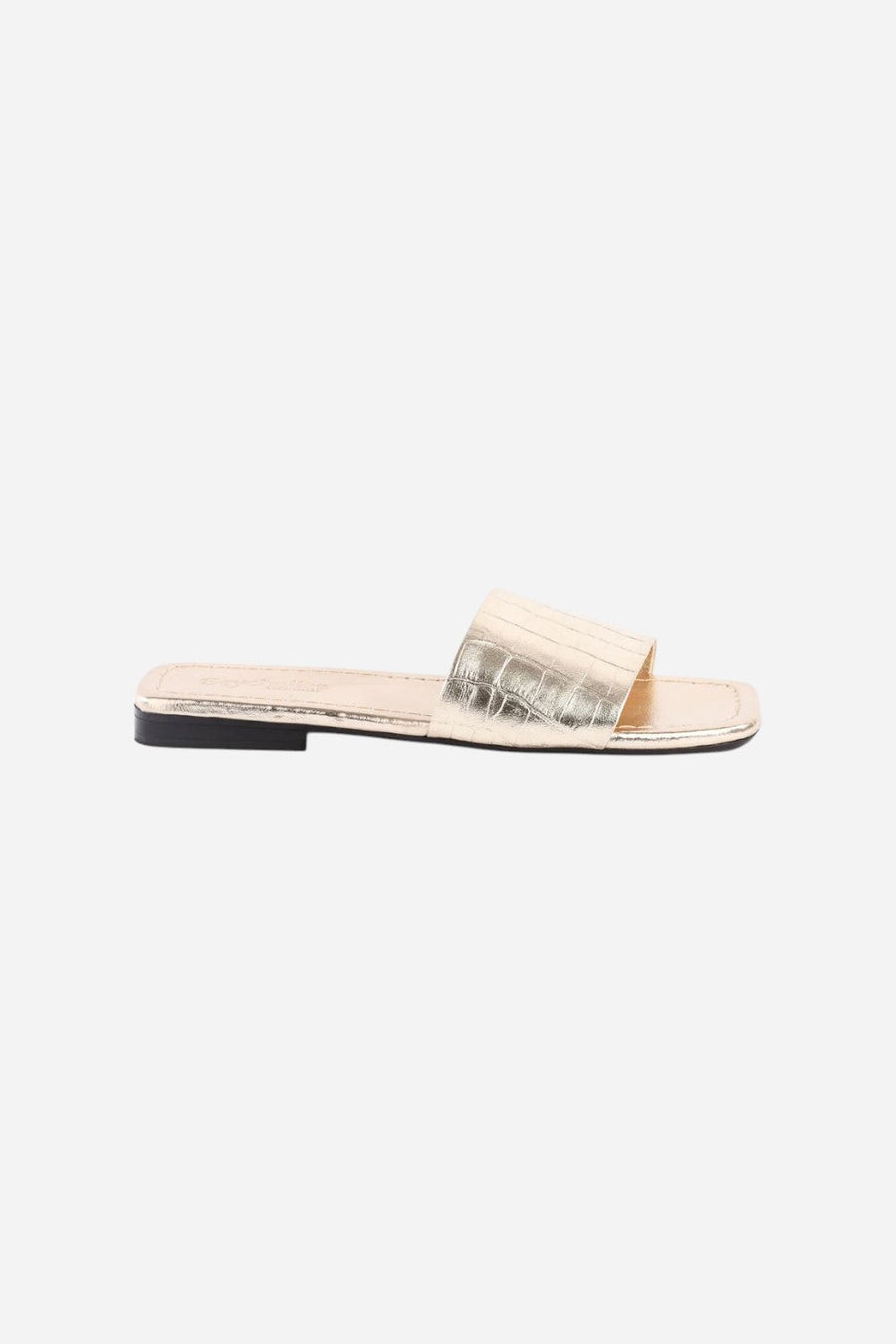 Seychelles Paris Slide in Gold – front view