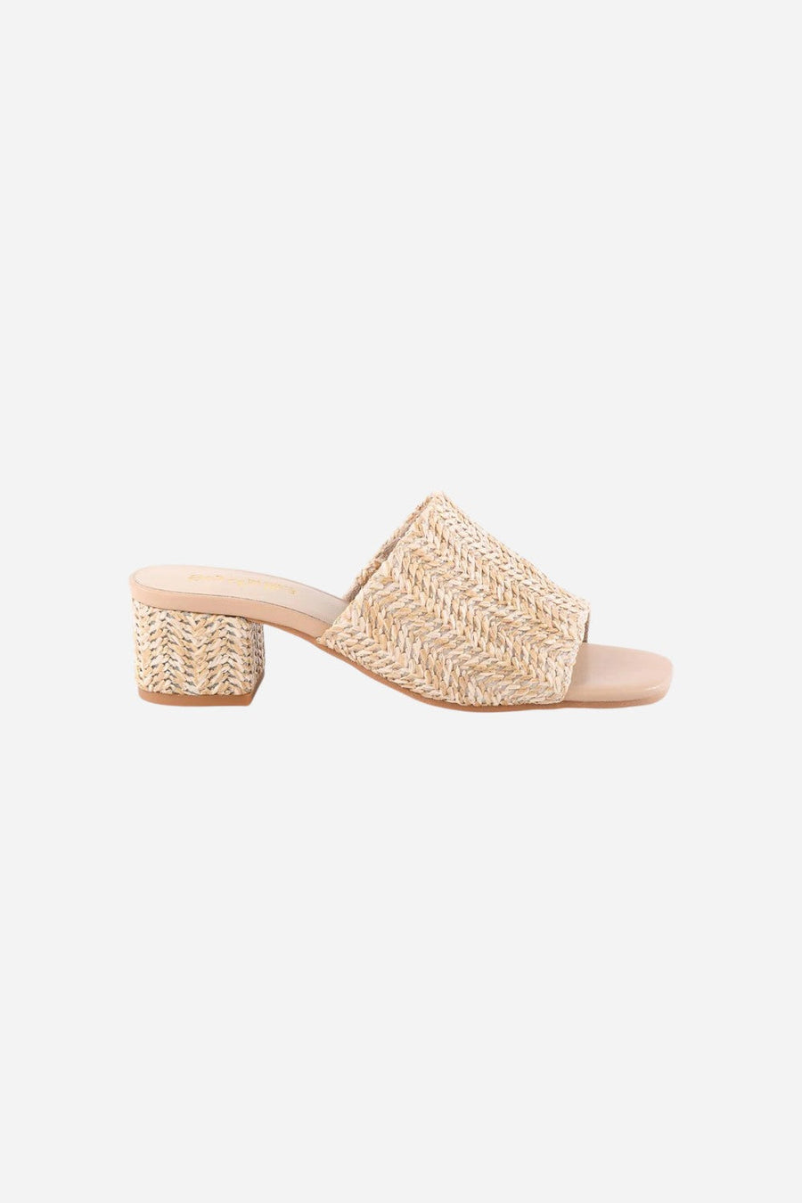 Seychelles Pepper Sandal in Natural Raffia – front view