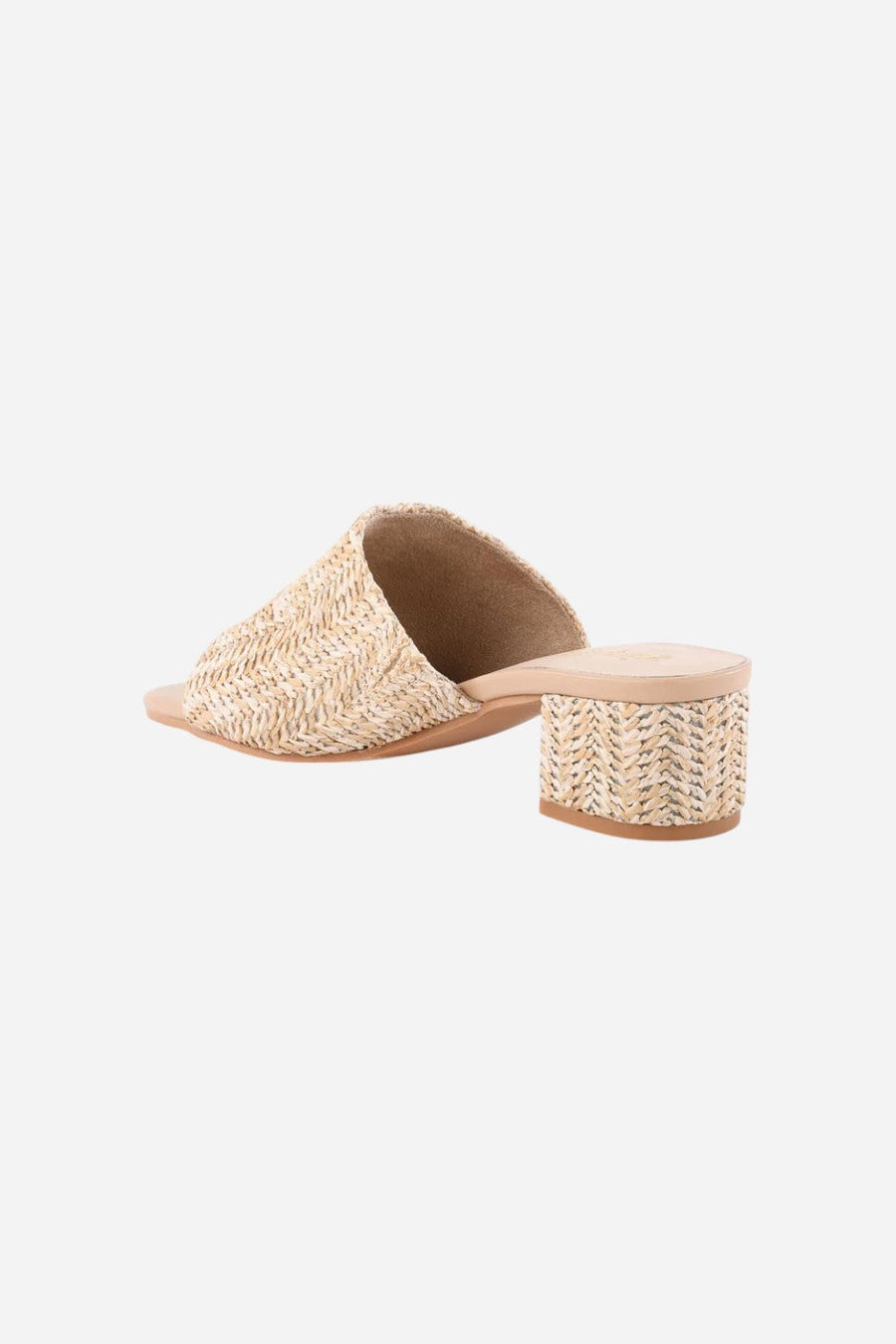 Seychelles Pepper Sandal in Natural Raffia – side view