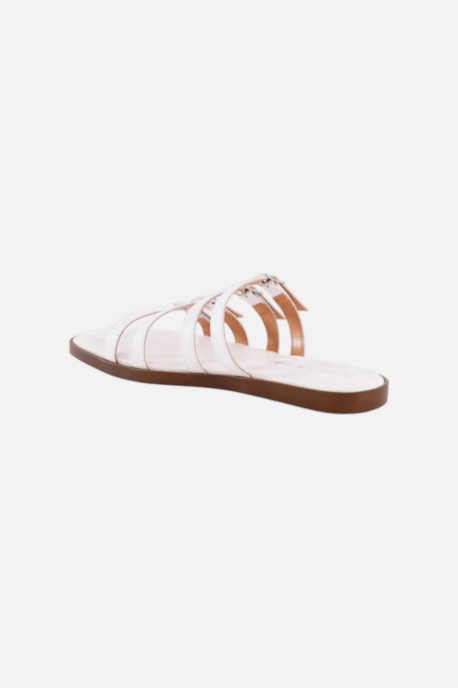 Seychelles Persuasion Strappy Sandal in Leather White – side view