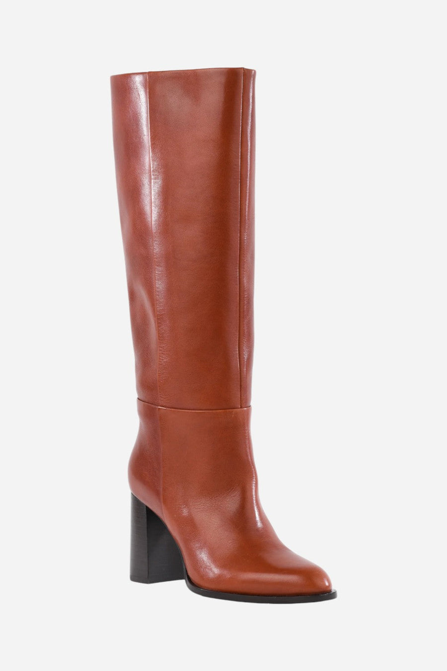 Seychelles Push to Start in Rust Leather – back view