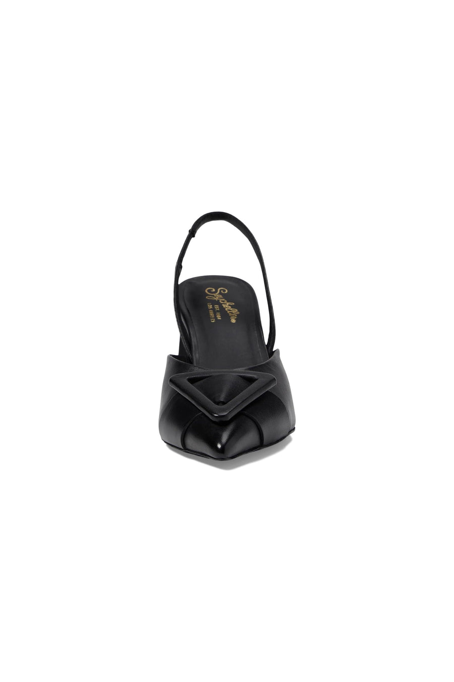 Seychelles Rumor Has It in Black Leather – flat lay