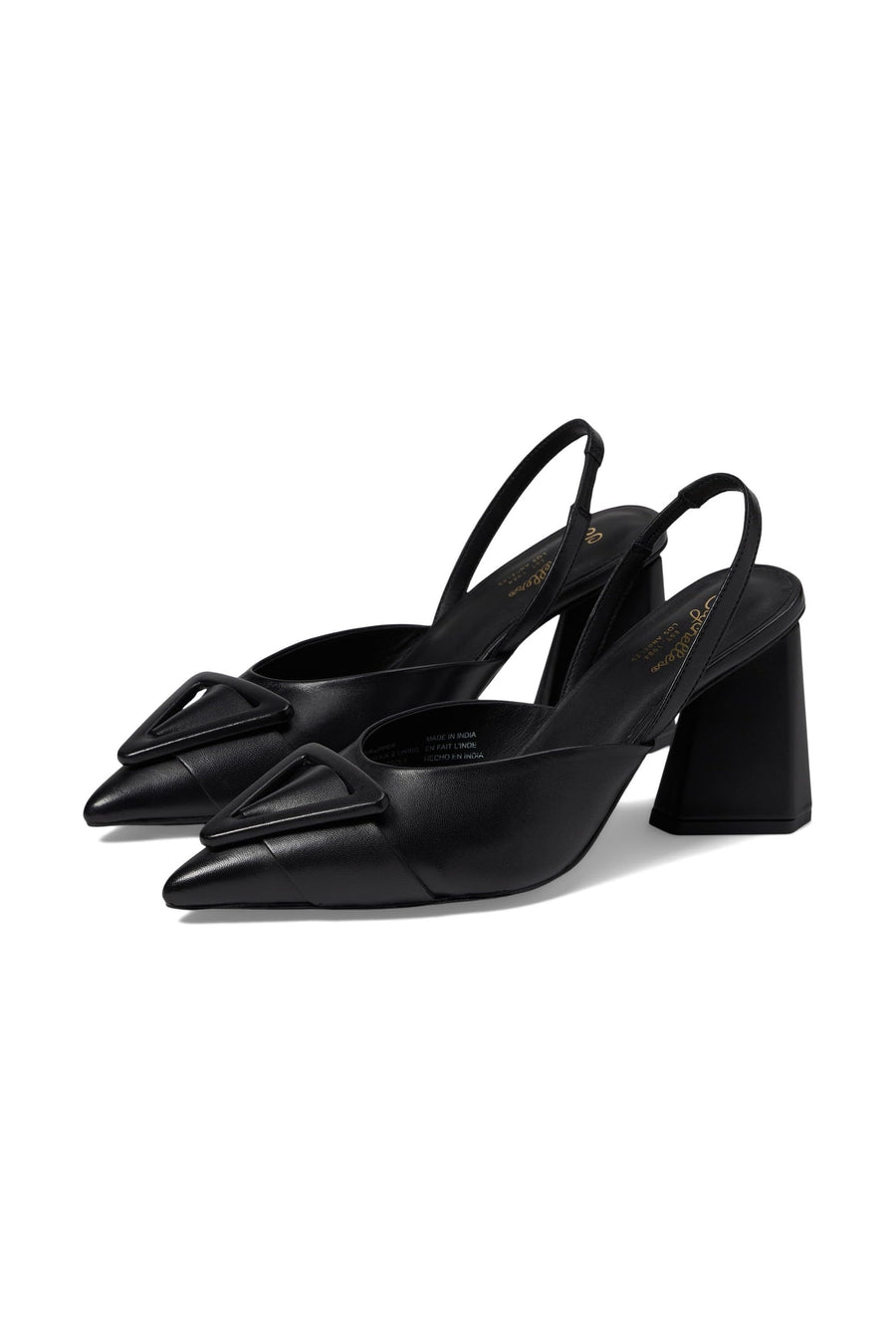 Seychelles Rumor Has It in Black Leather – side view