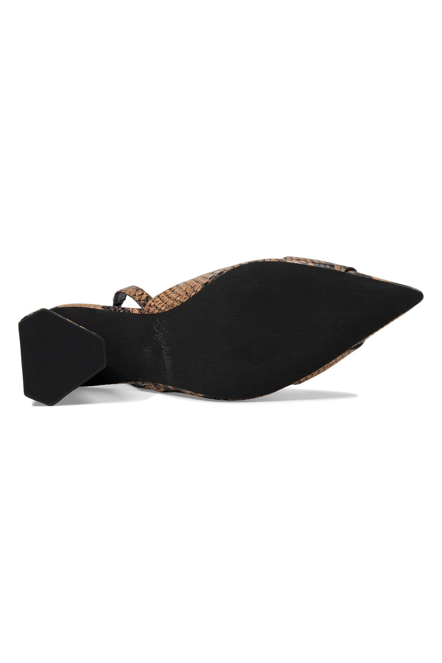 Seychelles Rumor Has It in Tan Exotic Leather – detail
