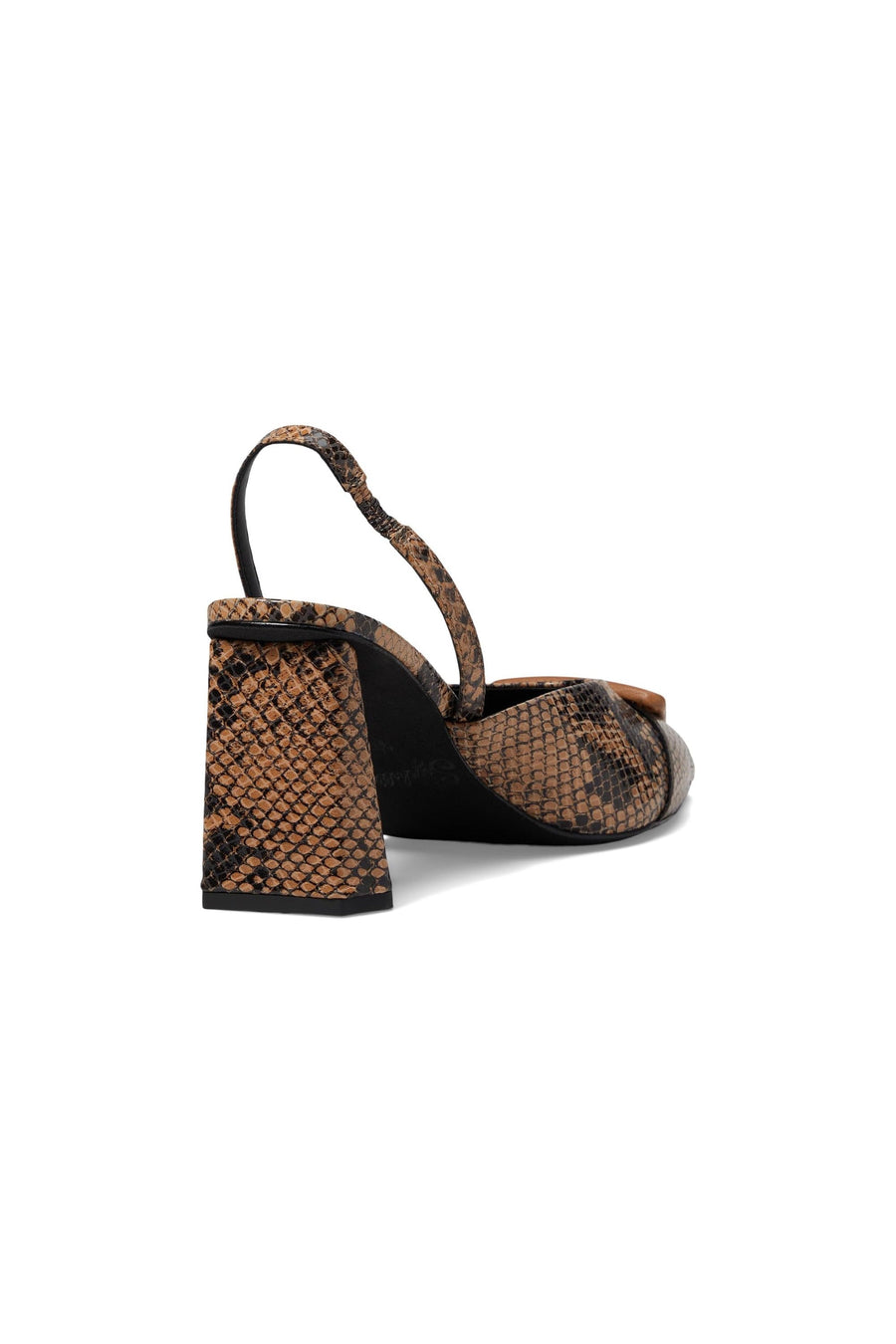 Seychelles Rumor Has It in Tan Exotic Leather – side view