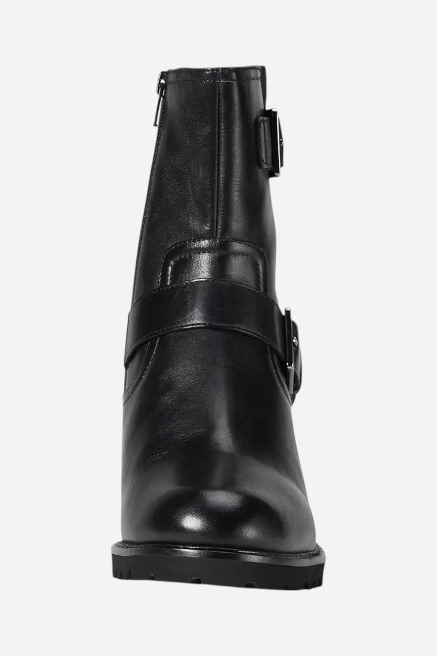 Seychelles Run Free Booties in Black Leather – detail