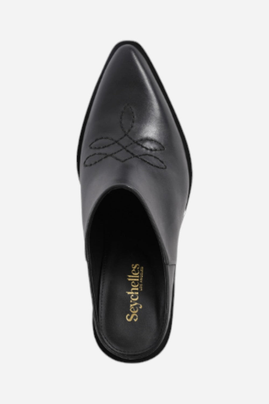 Seychelles Spirit in Black Leather – side view