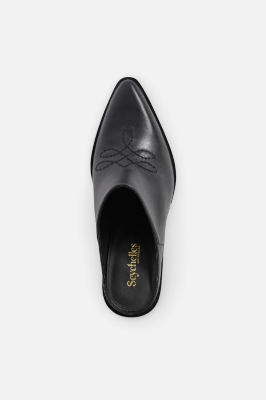 Seychelles Spirit in Black Leather – top view