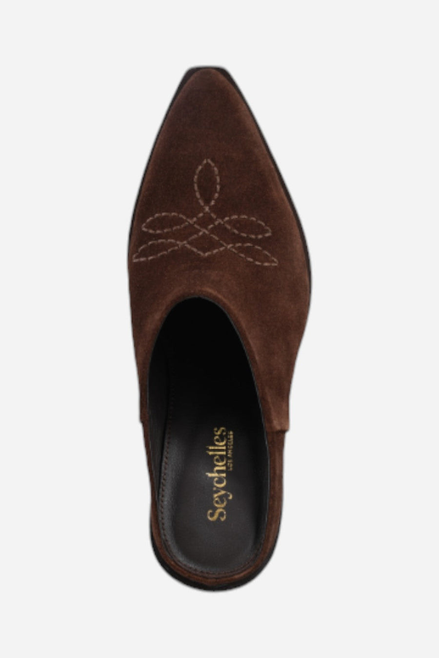 Seychelles Spirit in Suede Dark Brown – side view
