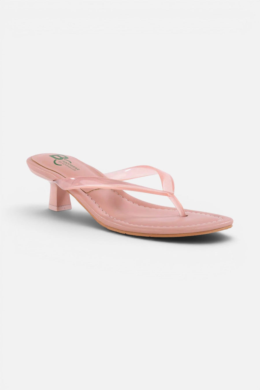 Seychelles Starburst Kitten Heel Sandal in Pink – front view
