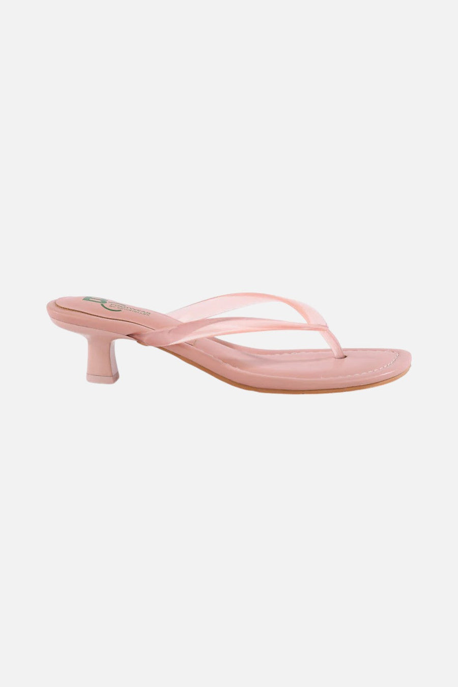 Seychelles Starburst Kitten Heel Sandal in Pink – side view