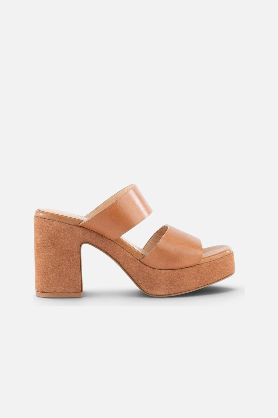 Seychelles Summer Nights Platform Sandals in Tan – side view