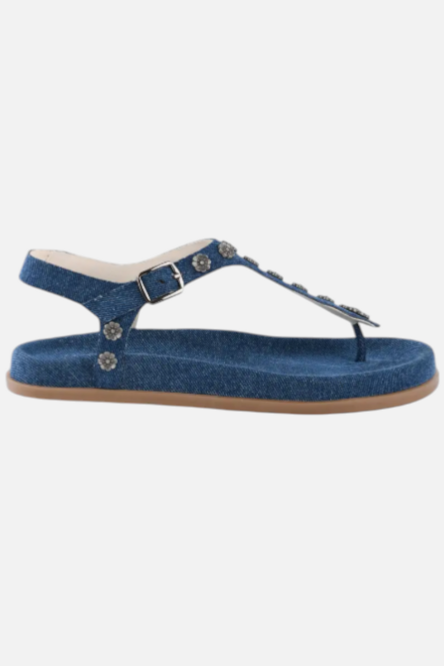 Seychelles Sunday Funday Denim Sandal – front view