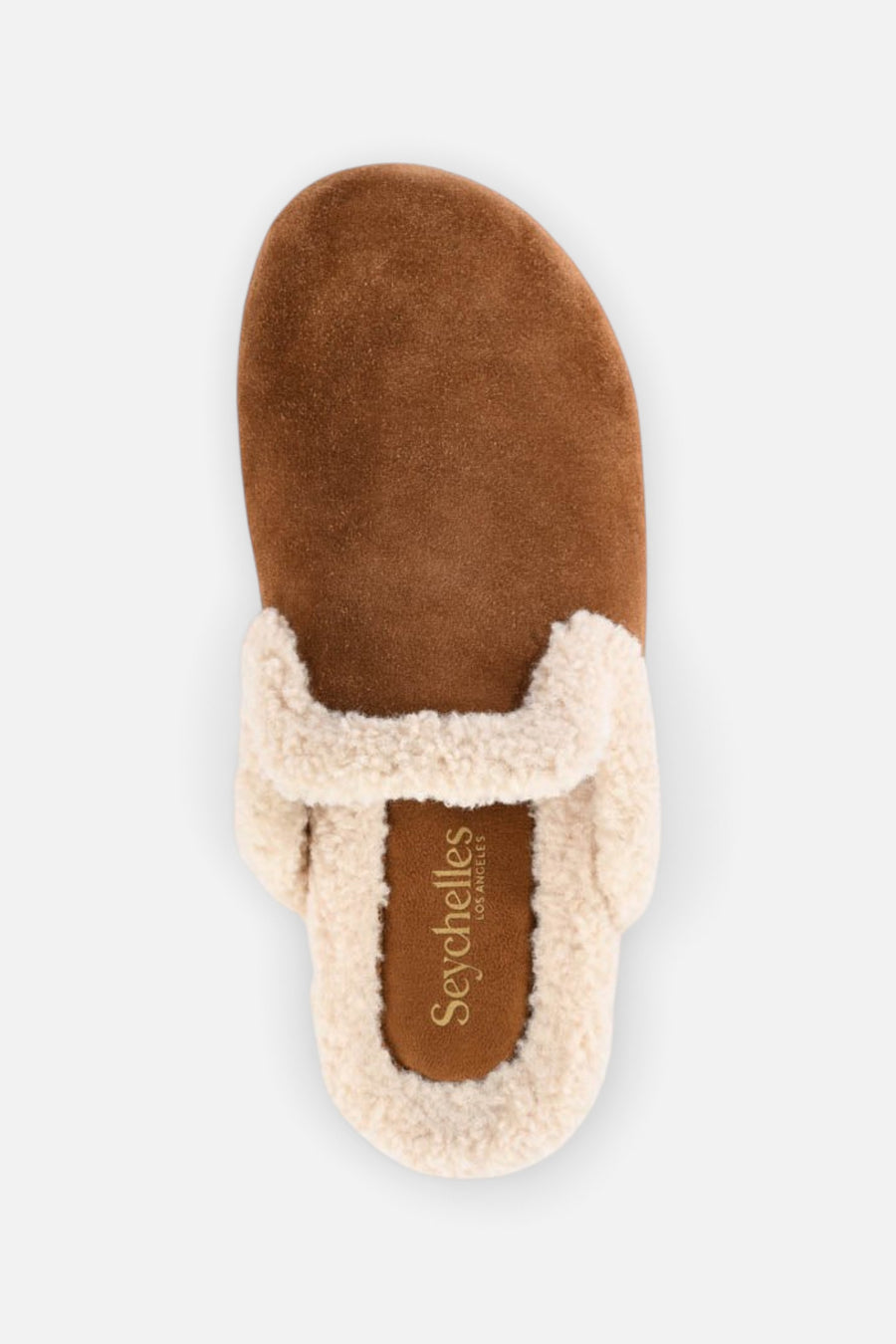 Seychelles Women's Atwater Mule in Tan Suede – detail