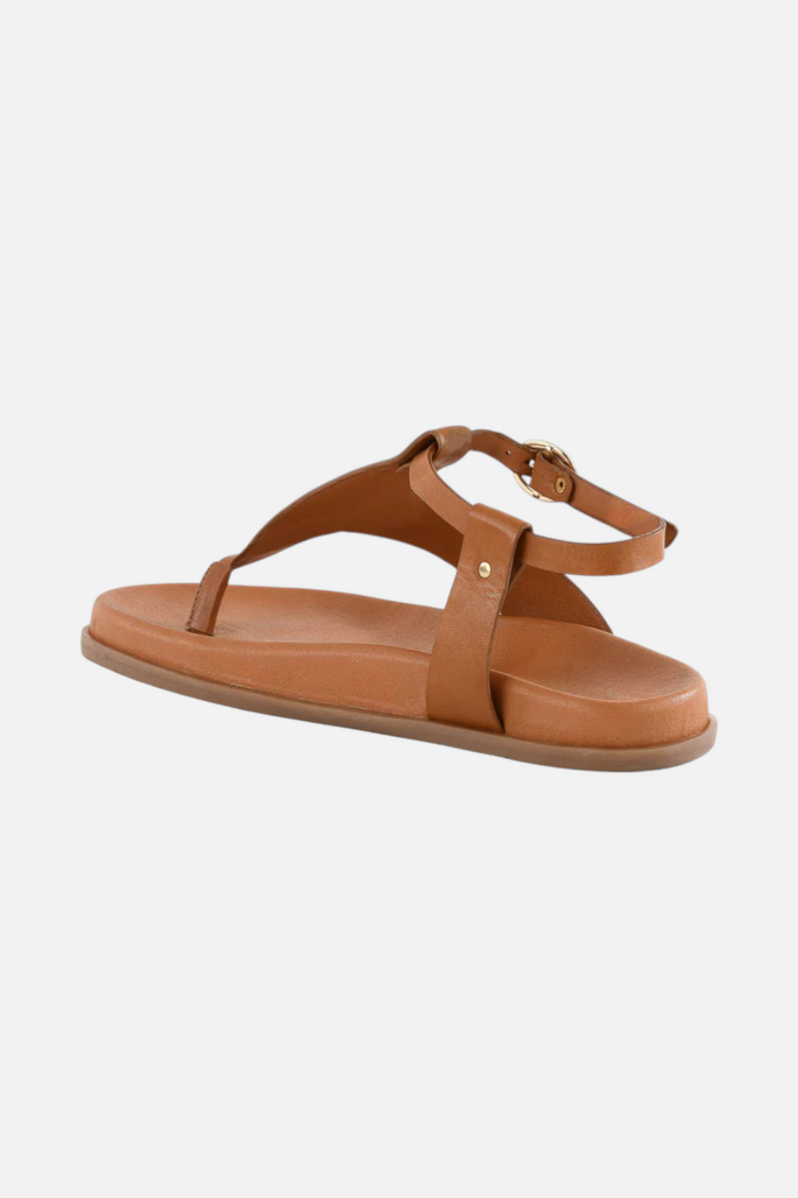 Seychelles Women's In The Zone Leather Sandal in Tan – side view