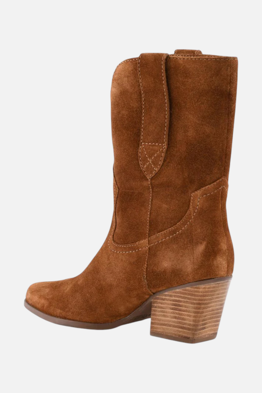 Seychelles Women's Line Dance Boot in Brown Suede – side view