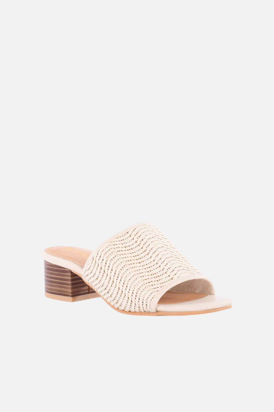 Seychelles Woven Pepper 2 in Cream – back view
