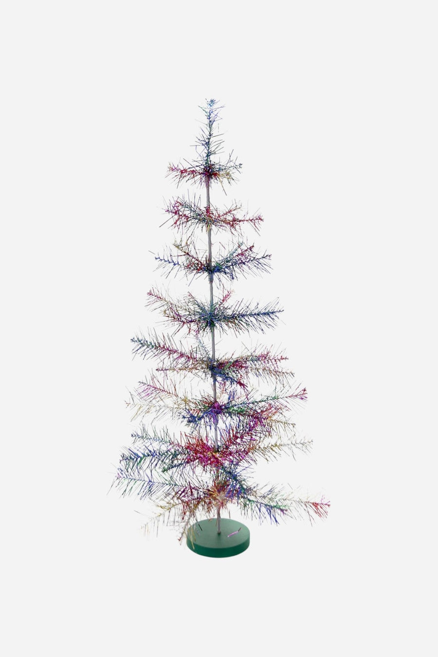 Shaggy Mylar Tree Large Iridescent – front view