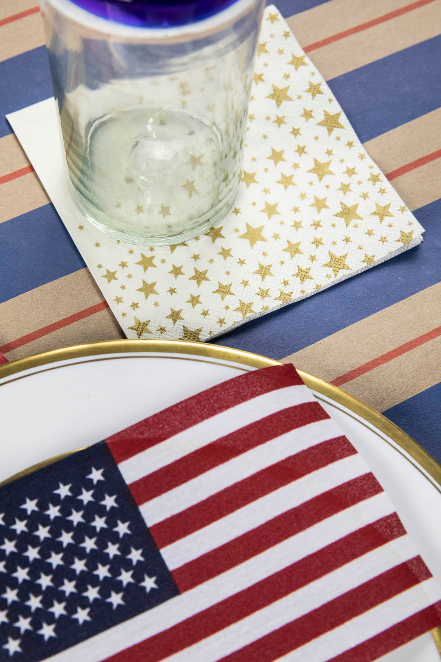 Shining Star Cocktail Napkins - Set of 20 – side view