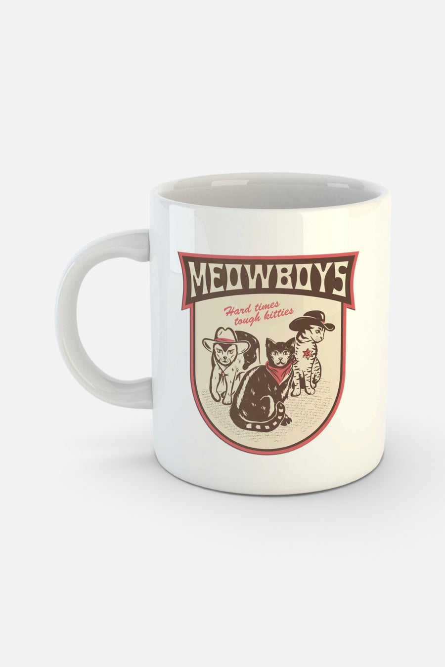 Shop Good Meowboys Mug – front view