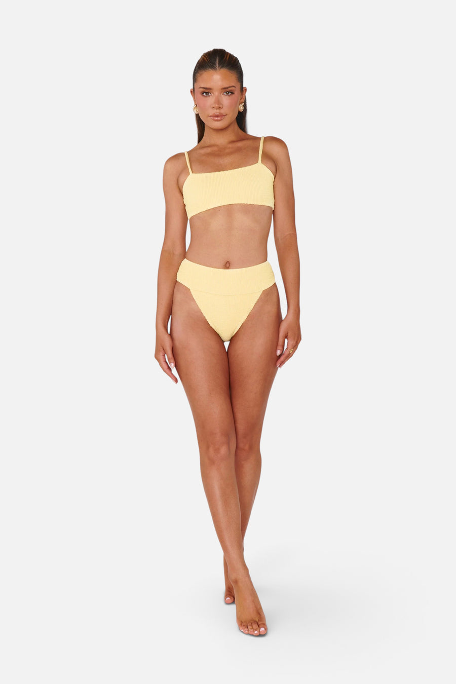 Show Me Your Mumu Del Rey Bottom in Butter Yellow – side view